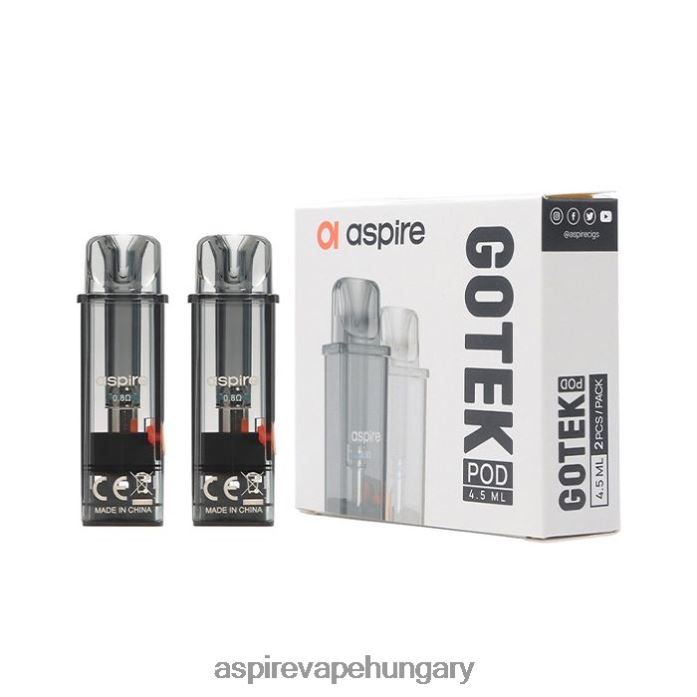Aspire gotek pod (újratöltött kiadás 45 ml) kompatibilis a gotek x és gotek s készülékekkel - Aspire E Cigi VZXL0J232