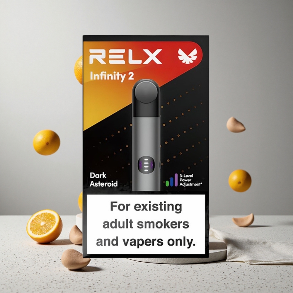 RELX Infinity 2 600-650 Puffs Elektronikus Cigaretta Szürke