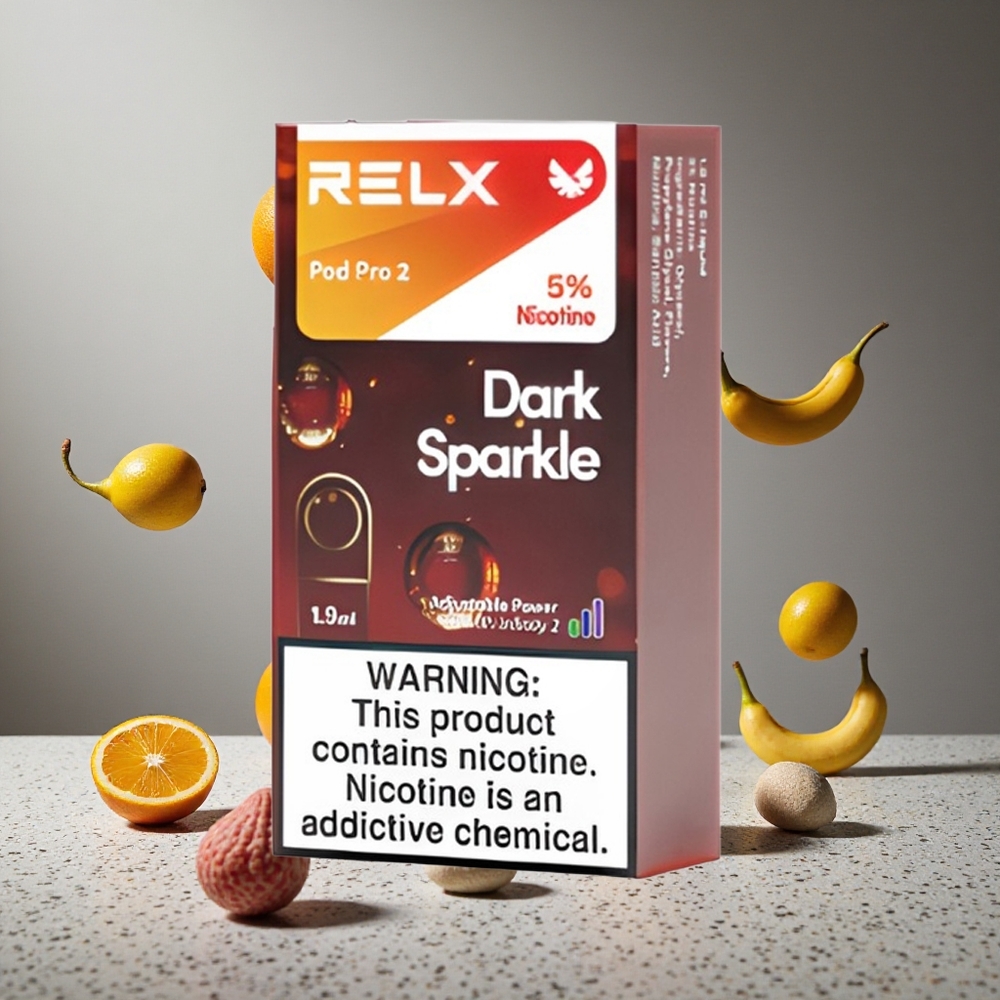 RELX Pod Pro 2 600 Puffs Dark Sparkle (Sötét Csillám) 19ml tartály 5 nikotin