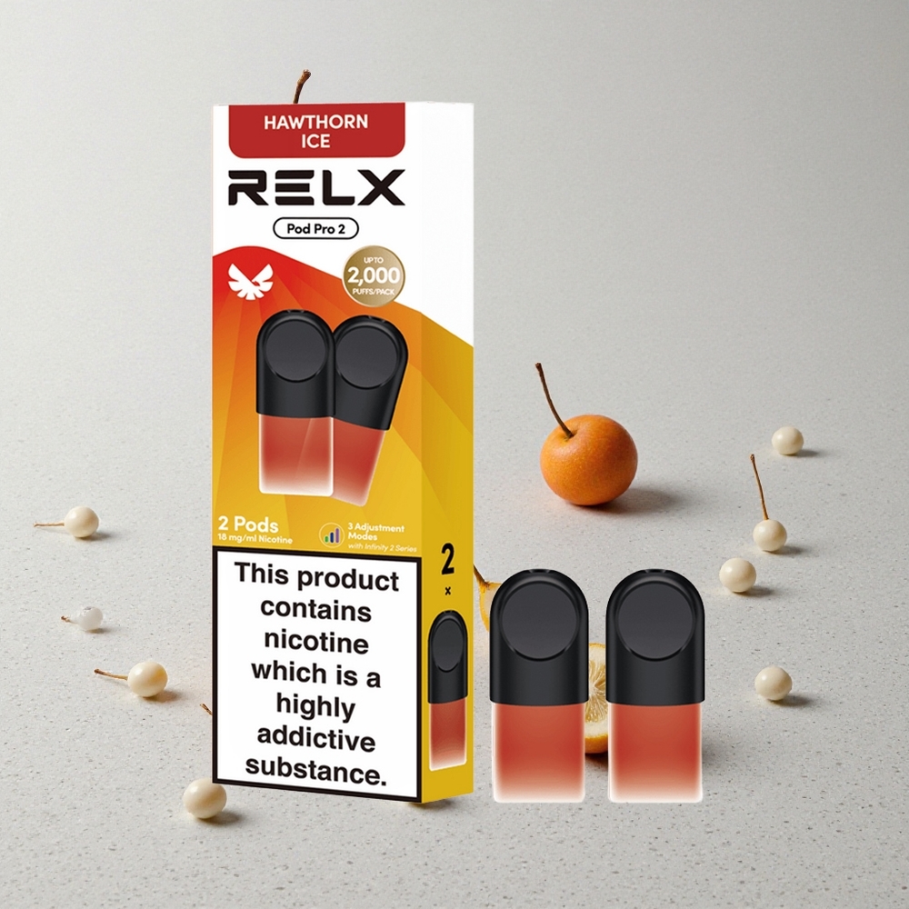 RELX Pod Pro 2 600 Puffs Gyümölcsjeges (Hawthorn Ice) 19ml 18 nikotin