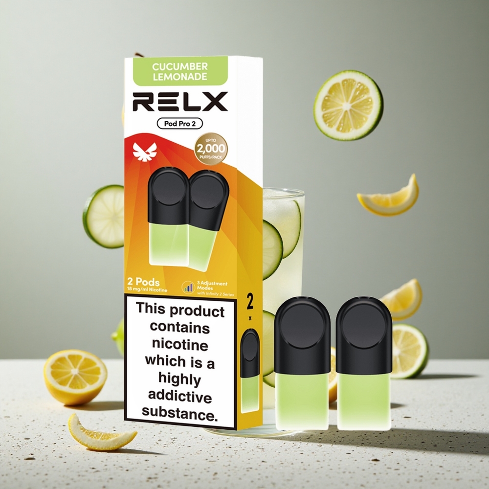 RELX Pod Pro 2 600 Puffs Ital-Kovászos Uborkalimonádé 18 nikotintartalom