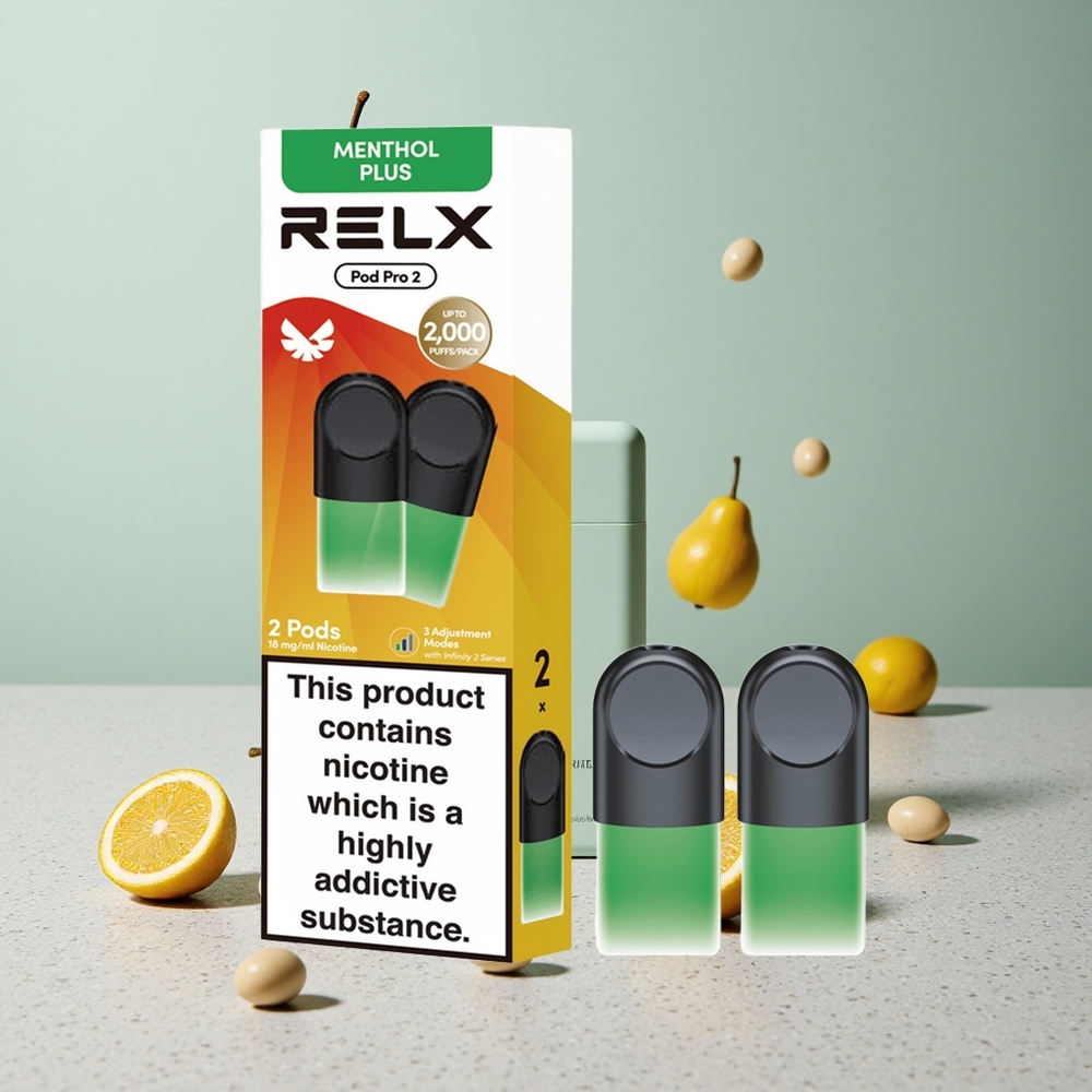 RELX Pod Pro 2 600 Puffs Menta-Mentol Plus 19ml