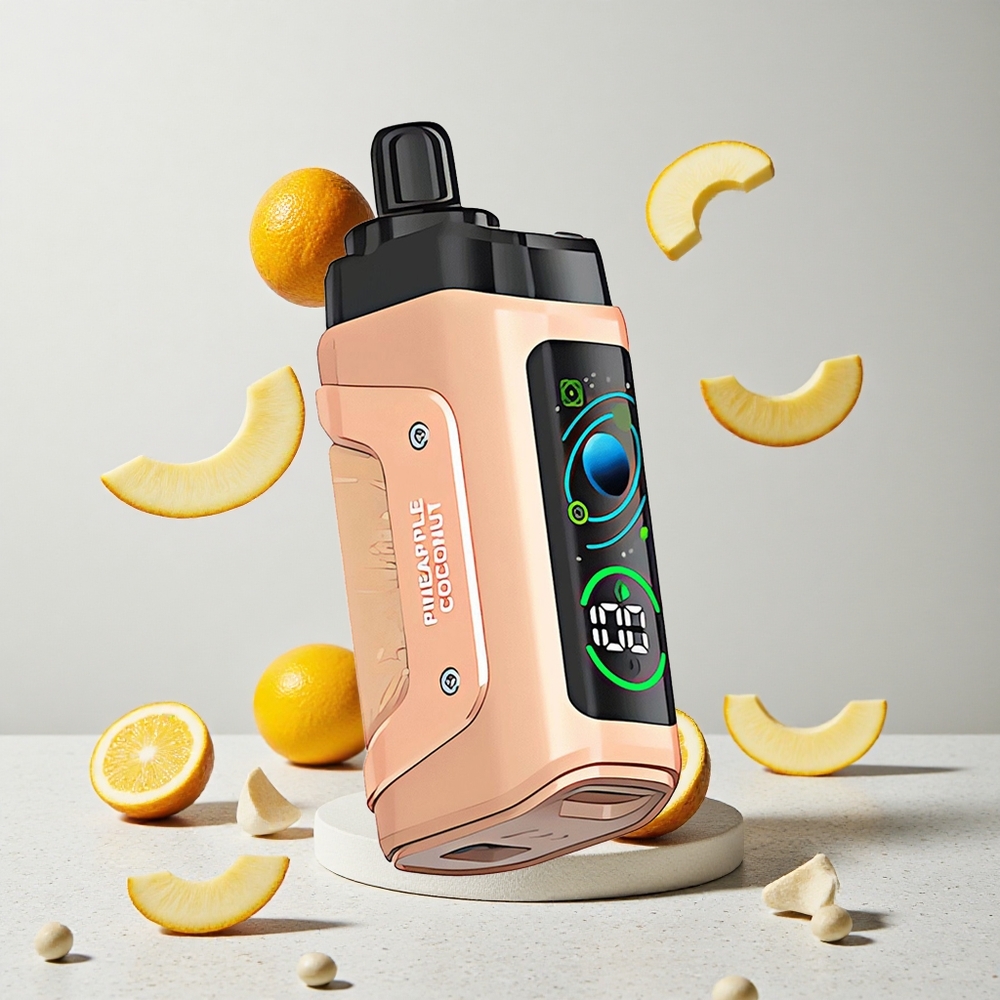 Razz Bar 45000 Puffs Elszívható E-szigi Ananász-Kókusz Íz Type-C Töltéssel