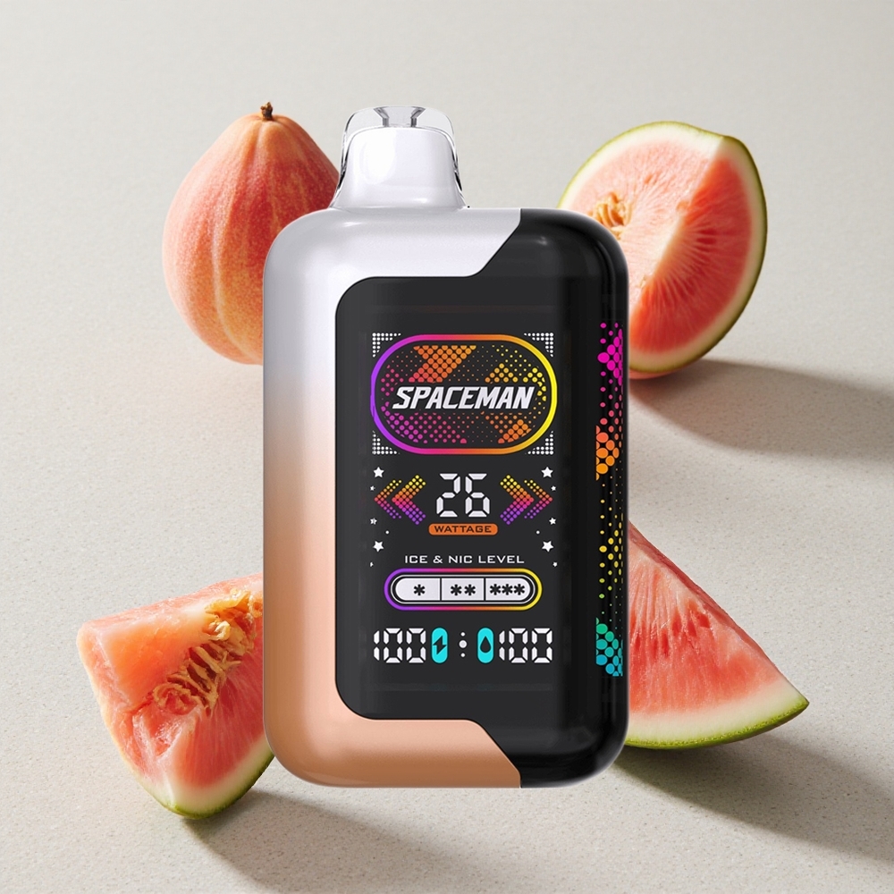 SMOK SPACEMAN SP40000 Eldobható E-cigaretta 40000 Puffs Jucsi Őszibarack-Görögdinnye 20ml eFolyadék