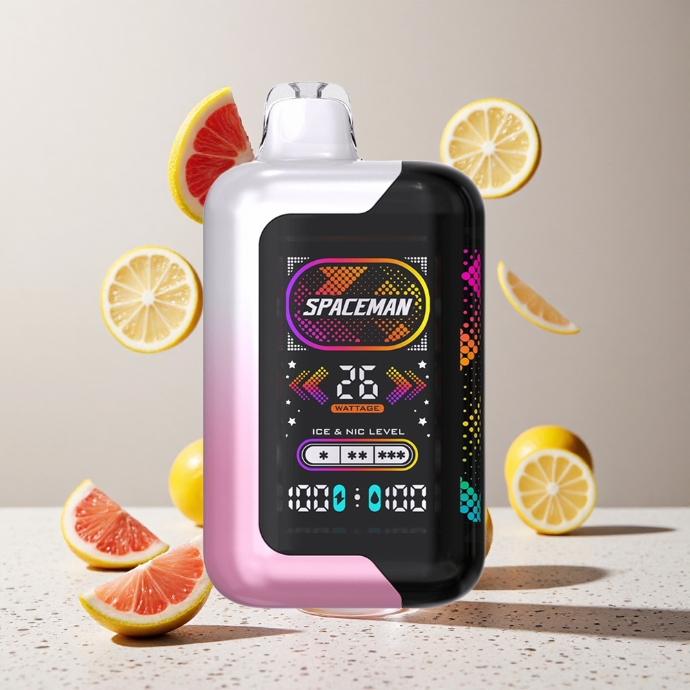 SMOK SPACEMAN SP40000 Eldobható E-cigaretta Rózsaszín Limonádé 40000 Puffs és 20ml E-légy