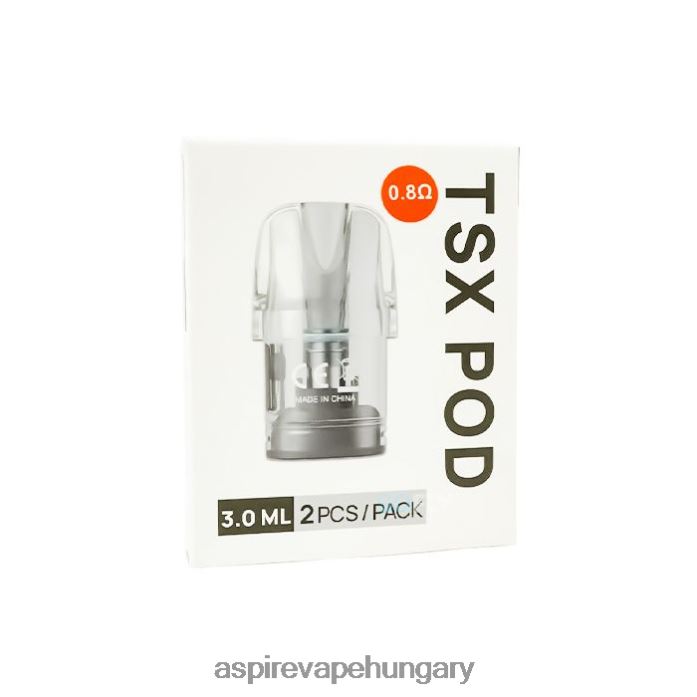 Aspire Tsx Pod 0,8 ohm (3,0 ml)/2 db csomagonként (kompatibilis a cyber s és cyber x készülékekkel) - Aspire Vape Flavors VZXL0J233