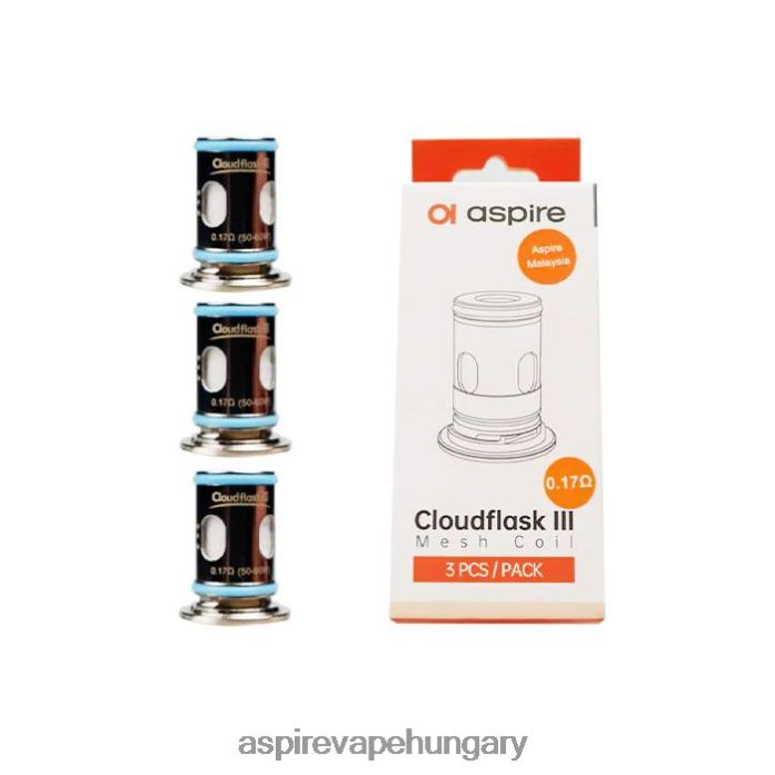 Aspire Cloudflask iii mesh tekercs 0,17 ohm/3 db csomagonként - Aspire Vape Review VZXL0J207