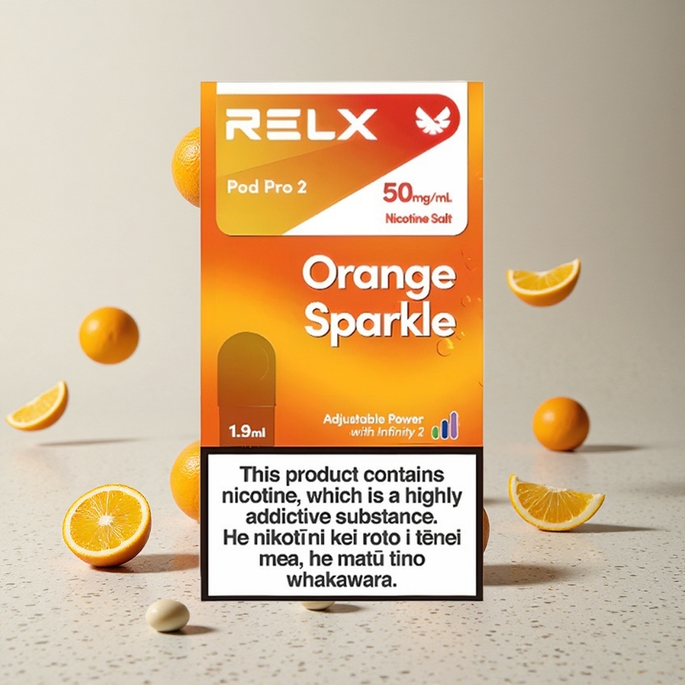 RELX Pod Pro 2 600 Puffs Narancs Csillám